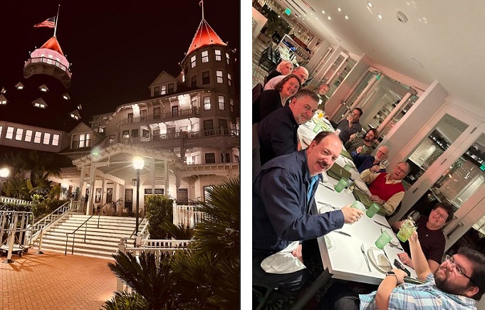 Dinner at Del Coronado